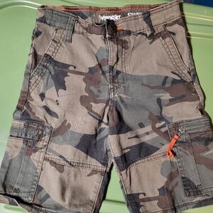 Wrangler Boy's Camo Cargo Shorts